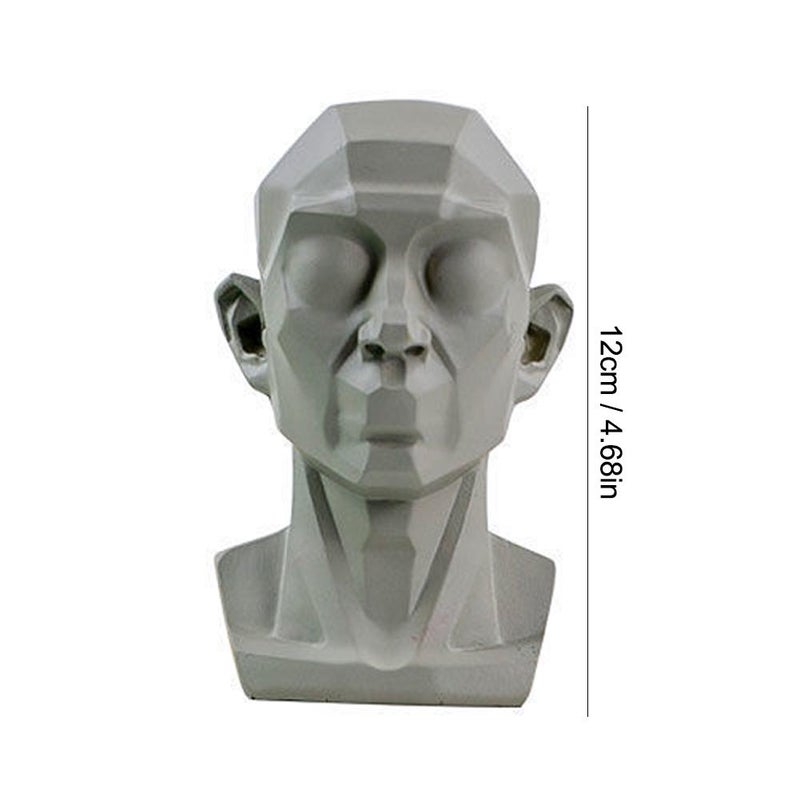 Head Model for Artists - Plaster Human Manikin Head | Medical & Artistic Drawing Teaching Aid | Drawing Sketching Painting (M33 1pcs) - Image 2